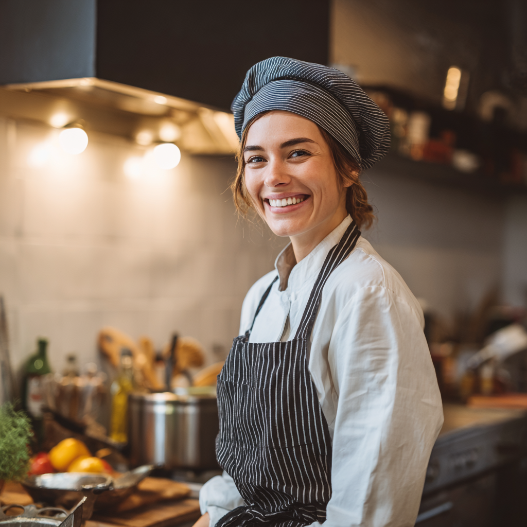 younes9553 an image of a chef woman in her kitchen v 7 963073a1 3652 438d 8e5d 262a909df7e7 2