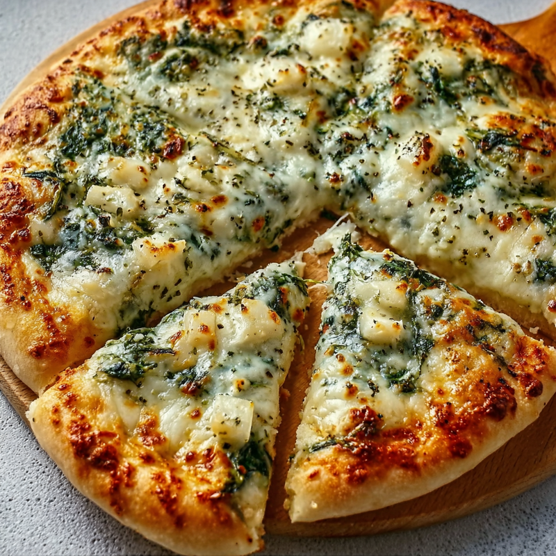 Creamy Garlic Spinach White Pizza: 5 Mouthwatering Secrets