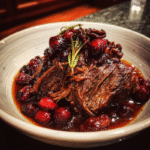 Slow-Braised Beef Roast: Cranberry Glaze Magic Revealed!