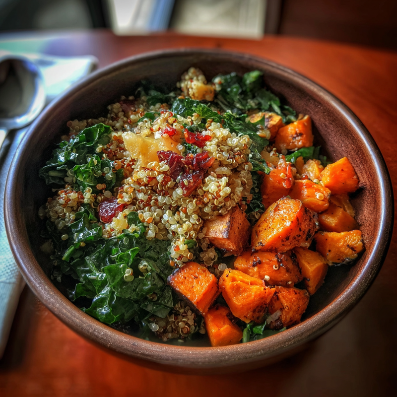 Quinoa Harvest Bowl: Cozy Veggie Power Meal for Fall
