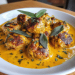 Turkey Meatballs in Pumpkin Sage Sauce: Fall's Coziest Dinner