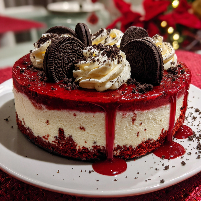 How to Make the Ultimate Christmas Red Velvet Cheesecake Delight
