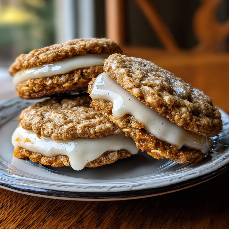 Spiced Eggnog Oatmeal Cream Pies: A Holiday Dessert Dream