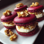 How to Make Savory Beet Macarons with Goat Cheese Crunch