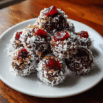 No-Bake Cherry Bourbon Balls: Boozy Treats in Minutes!