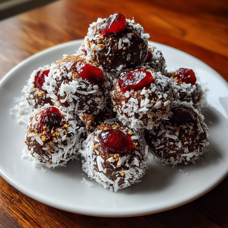 No-Bake Cherry Bourbon Balls: Boozy Treats in Minutes!