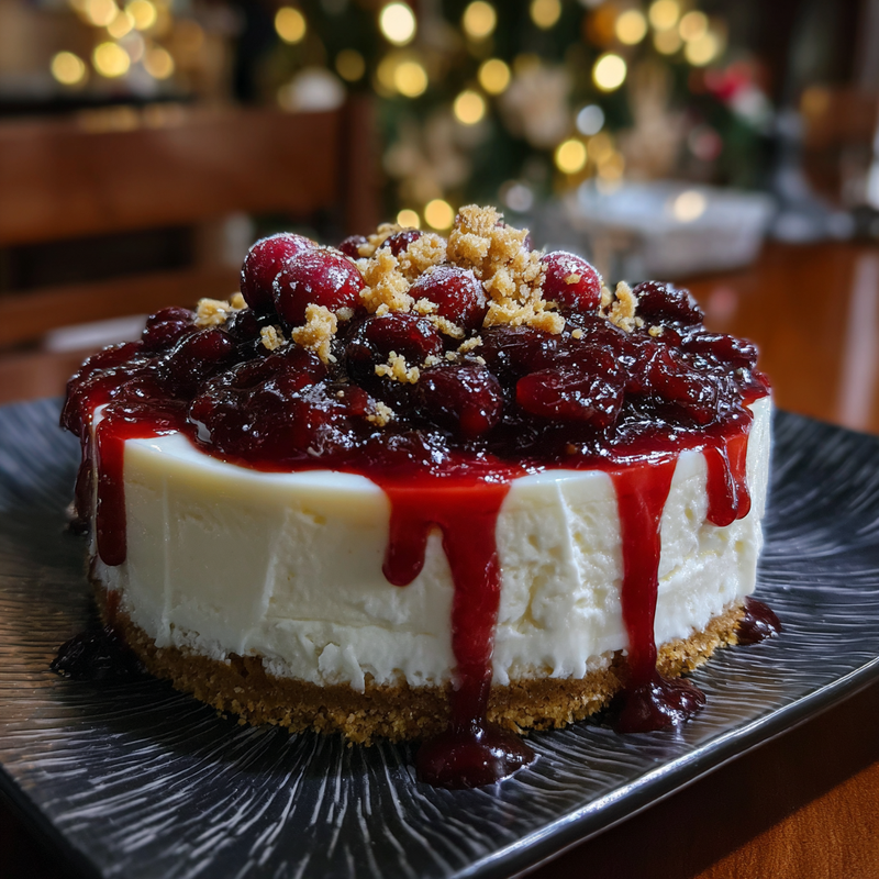 How to Make the Most Magical Christmas Cheesecake Ever