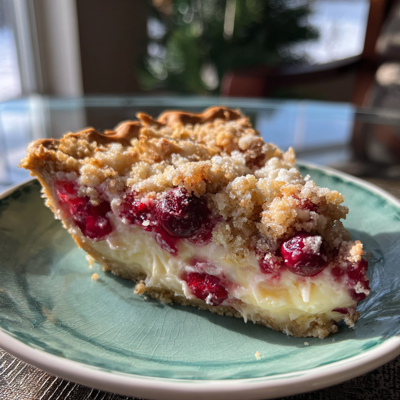 Cranberry Cream Cheese Crumb Pie: The Ultimate Holiday Dessert