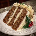 Christmas Spice Cake: Eggnog Buttercream Bliss Revealed!
