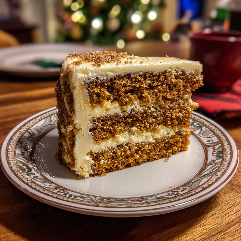 Christmas Spice Cake: Eggnog Buttercream Bliss Revealed!