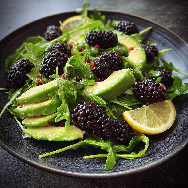 Blackberry Avocado Arugula Salad: Fresh Summer Delight!
