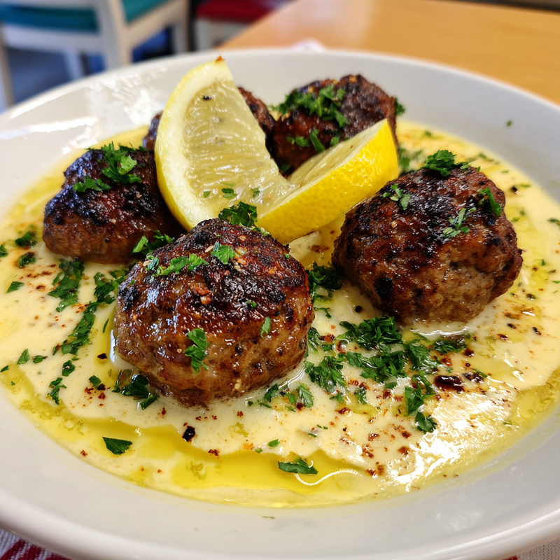 How to Make Mouthwatering Greek Meatballs in Lemon Sauce