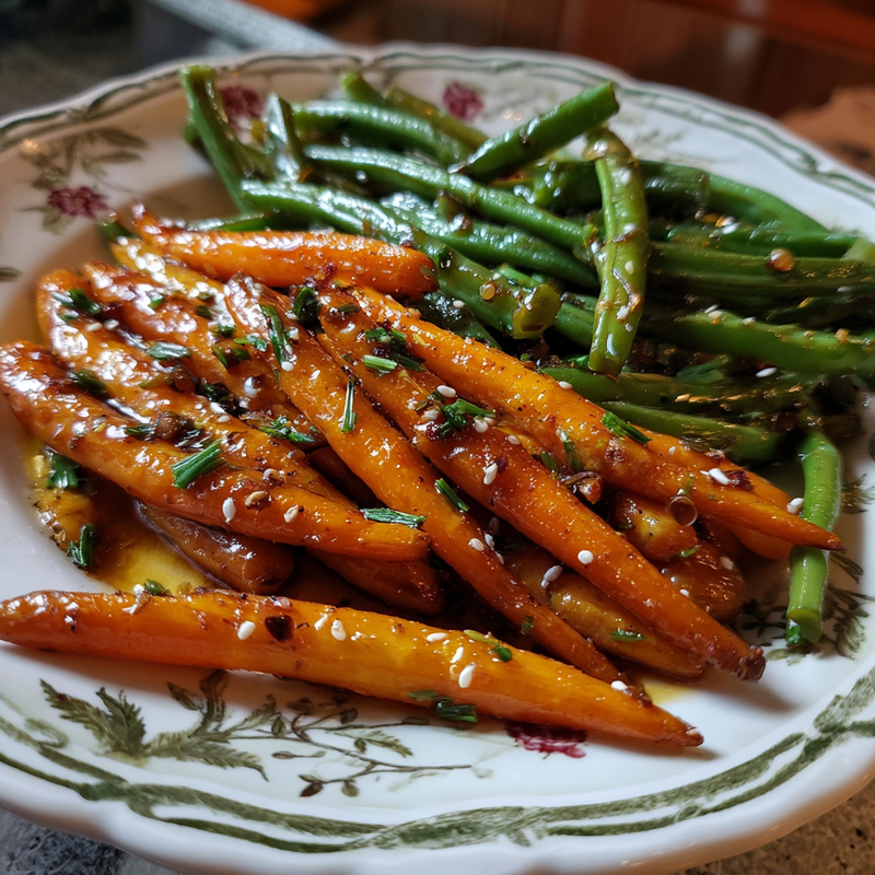Honey Glazed Carrots & Green Beans: 3 Mouthwatering Ways