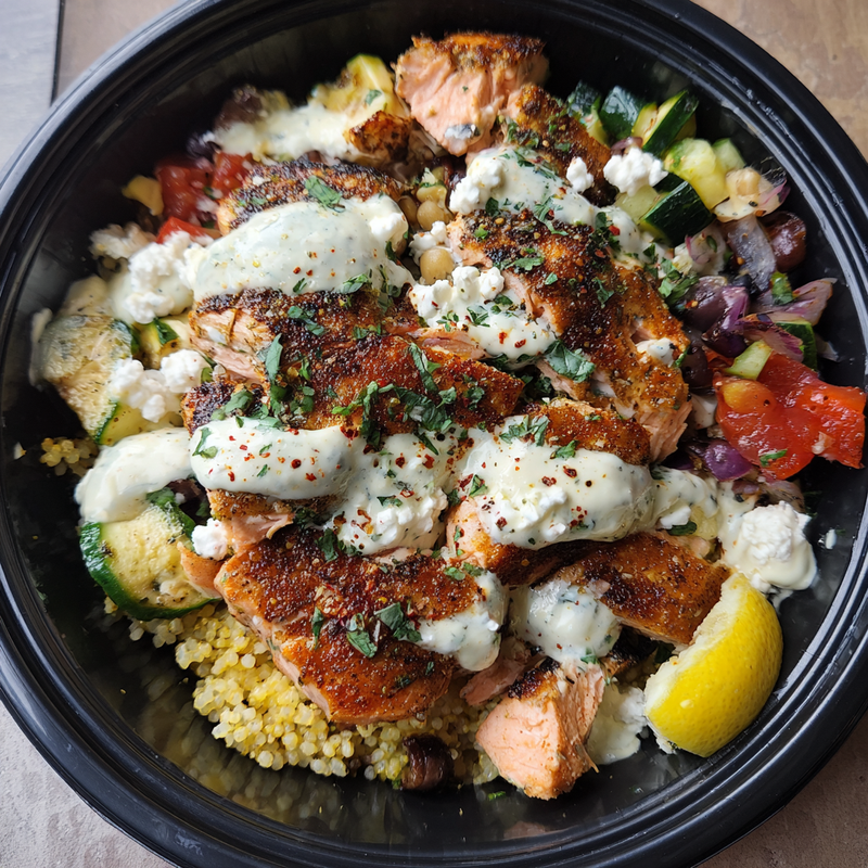 Mediterranean Salmon Bowl: 5 Easy Ways to Elevate Your Dinner