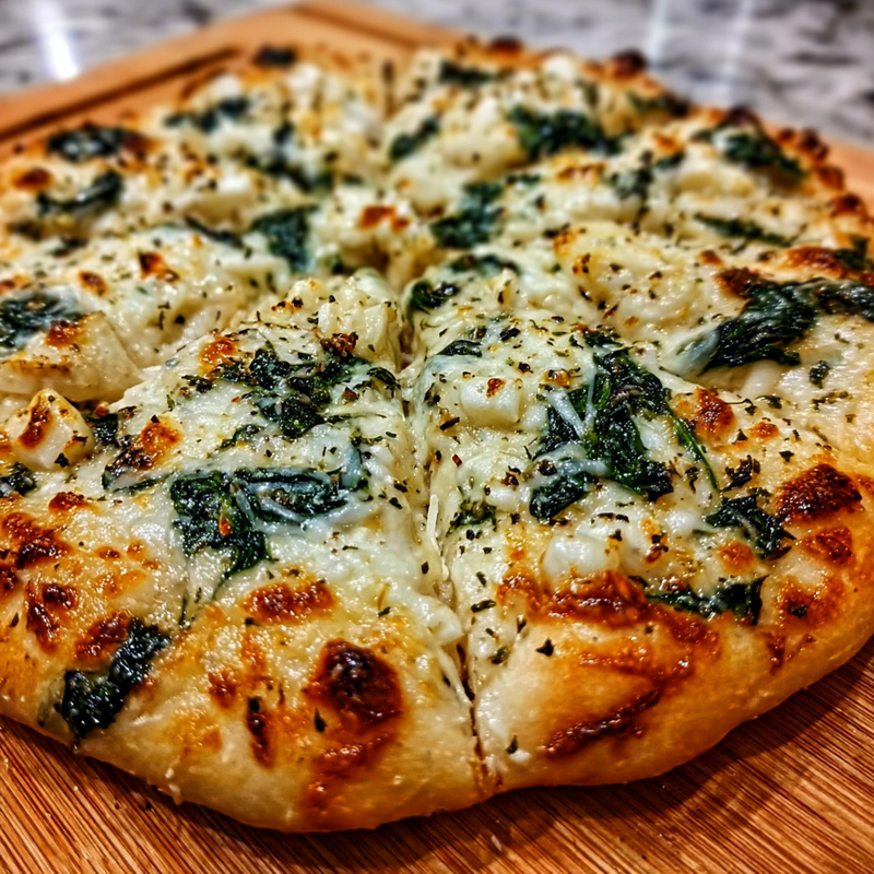 Creamy Garlic Spinach White Pizza: 5 Mouthwatering Secrets