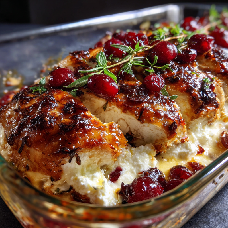 Honey Cranberry Chicken Bake: Sweet & Savory Meal Magic!