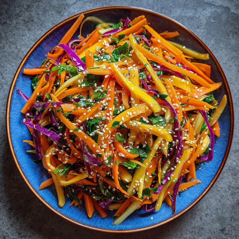 How to Make the Vibrant Shaved Rainbow Carrot Sesame Salad The 5 Best Tips for a Delicious Shaved Rainbow Carrot Sesame Salad Why You Need to Try This Shaved Rainbow Carrot Sesame Salad Shaved Rainbow Carrot Sesame Salad: A Healthy and Flavorful Delight