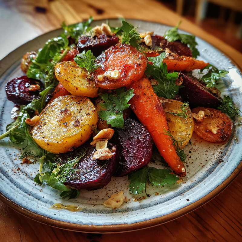 How to Make the Best Roasted Beets and Carrots Salad