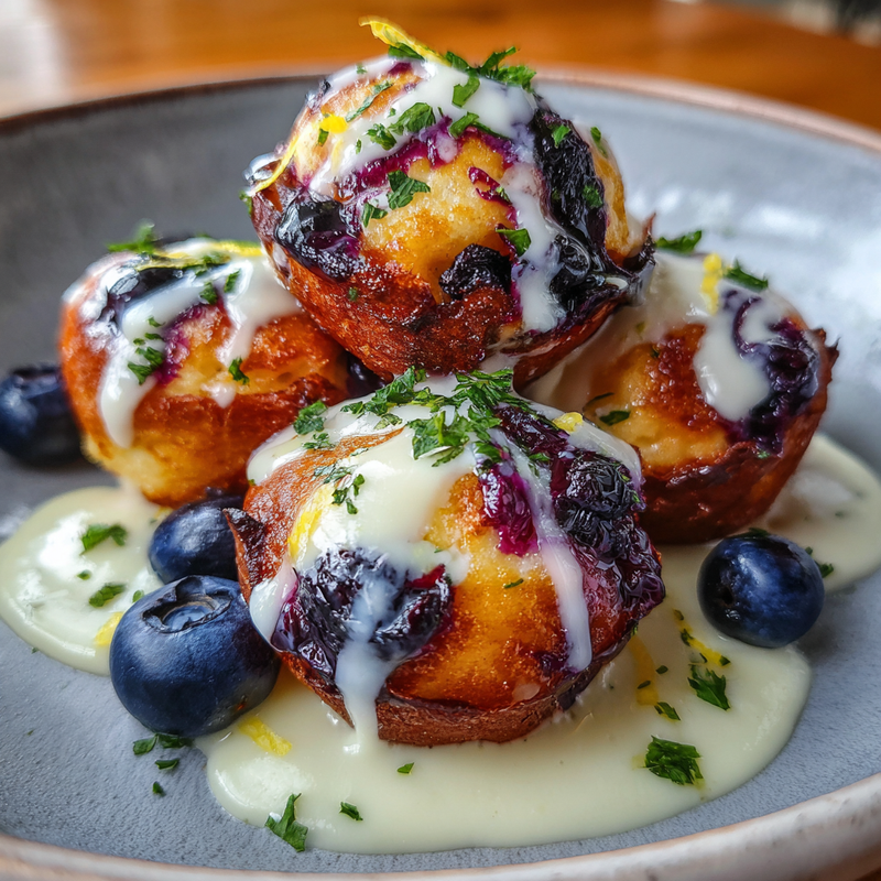 Blueberry Lemon Pancake Bites: The Best 5-Minute Breakfast Treat