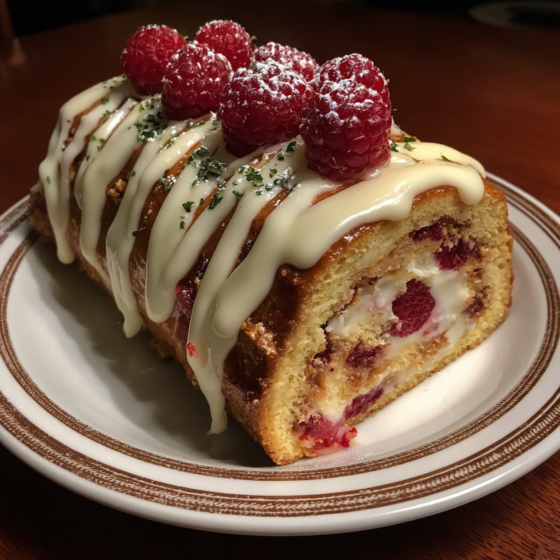Easy White Chocolate Raspberry Yule Log Cake: The Best Holiday Dessert