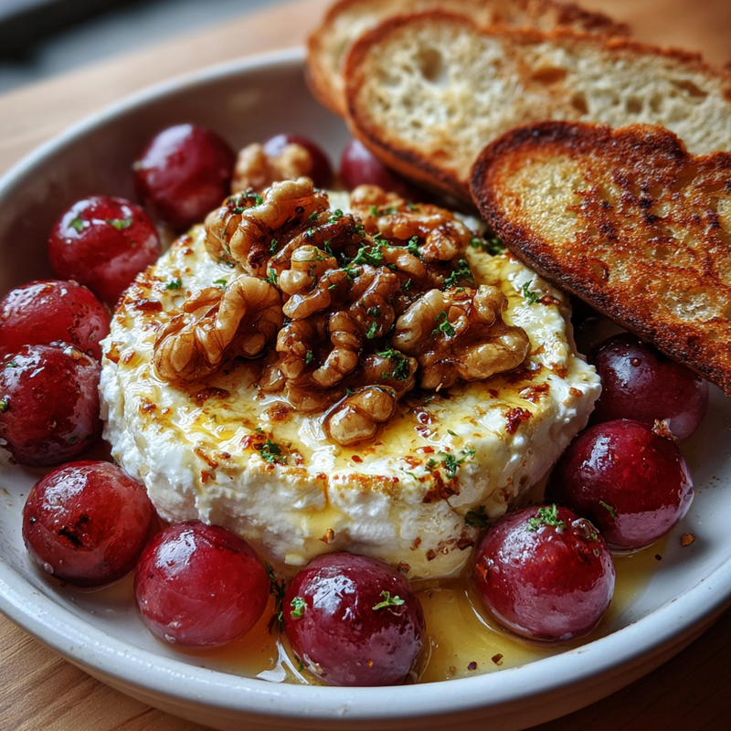 How to Make the Best Whipped Feta with Roasted Grapes, Walnuts & Hot Honey 6 How to Make the Best Whipped Feta with Roasted Grapes, Walnuts & Hot Honey