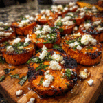 How to Make Roasted Sweet Potato Rounds with Honey & Feta 7 How to Make Roasted Sweet Potato Rounds with Honey & Feta