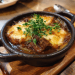 Best French Onion Short Rib Soup for Cozy Nights 7 Title: Best French Onion Short Rib Soup for Cozy Nights Description: Warm up with this rich and flavorful French Onion Short Rib Soup, perfect for chilly evenings. Featuring tender beef, caramelized onions, and a cheesy toast topping.