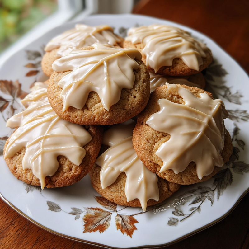 Soft Maple Cookies with Brown Butter Icing: The Best Recipe for Fall 4 Soft Maple Cookies with Brown Butter Icing: The Best Recipe for Fall