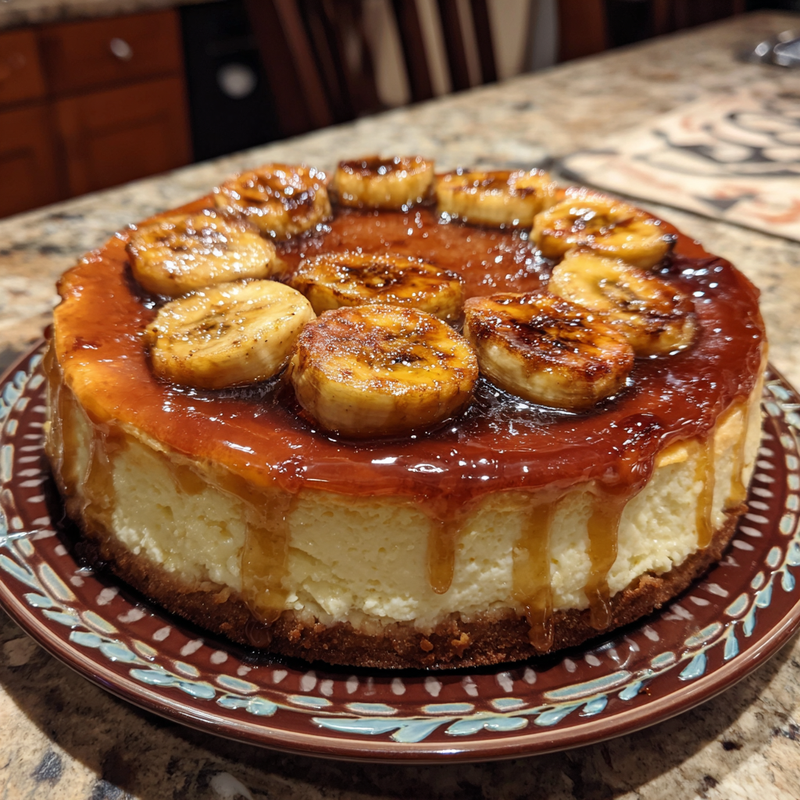 Caramelized Banana Cheesecake with Rum Glaze: The Best Decadent Dessert How to Make the Perfect Caramelized Banana Cheesecake with Rum Glaze 5 Reasons Why You Need to Try Caramelized Banana Cheesecake with Rum Glaze Caramelized Banana Cheesecake with Rum Glaze: