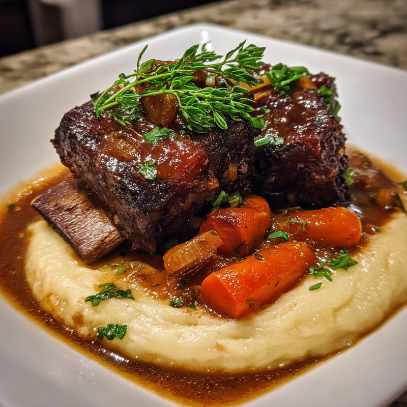 Mouth-Watering Apple Cider Braised Short Ribs: Fall-Off-The-Bone Perfection