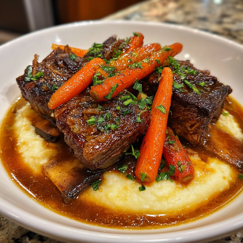 Mouth-Watering Apple Cider Braised Short Ribs: Fall-Off-The-Bone Perfection