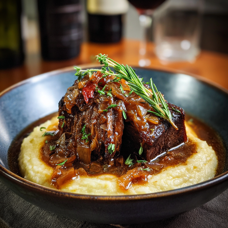 Mouth-Watering Apple Cider Braised Short Ribs: Fall-Off-The-Bone Perfection