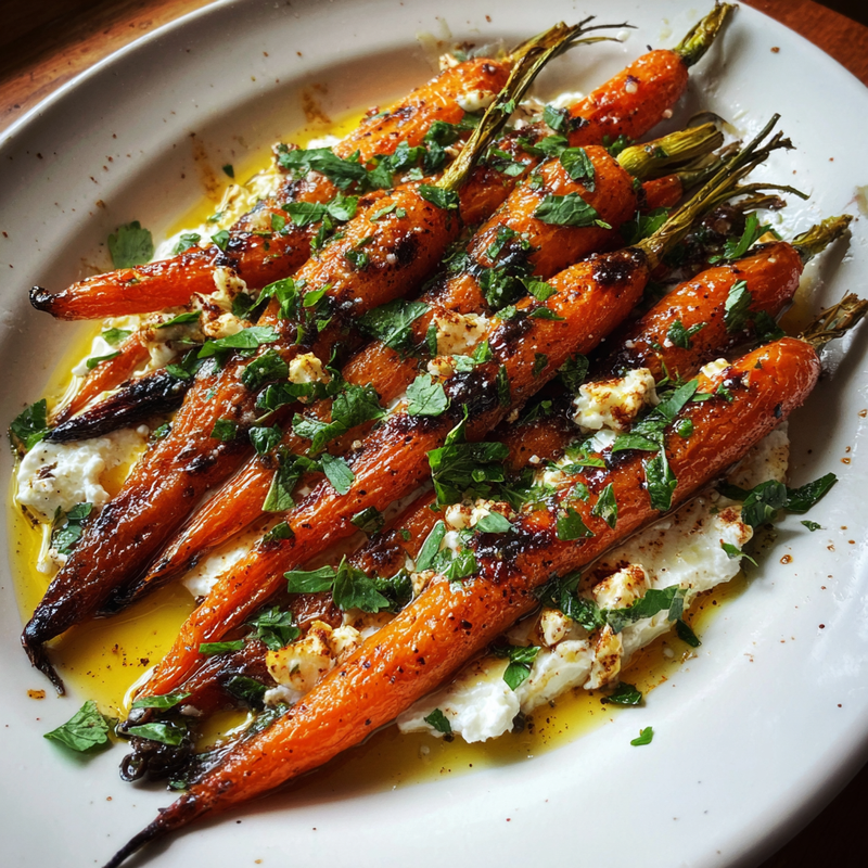 Roasted Carrots with Whipped Ricotta & Hot Honey: The Best Way to Elevate Your Veggies