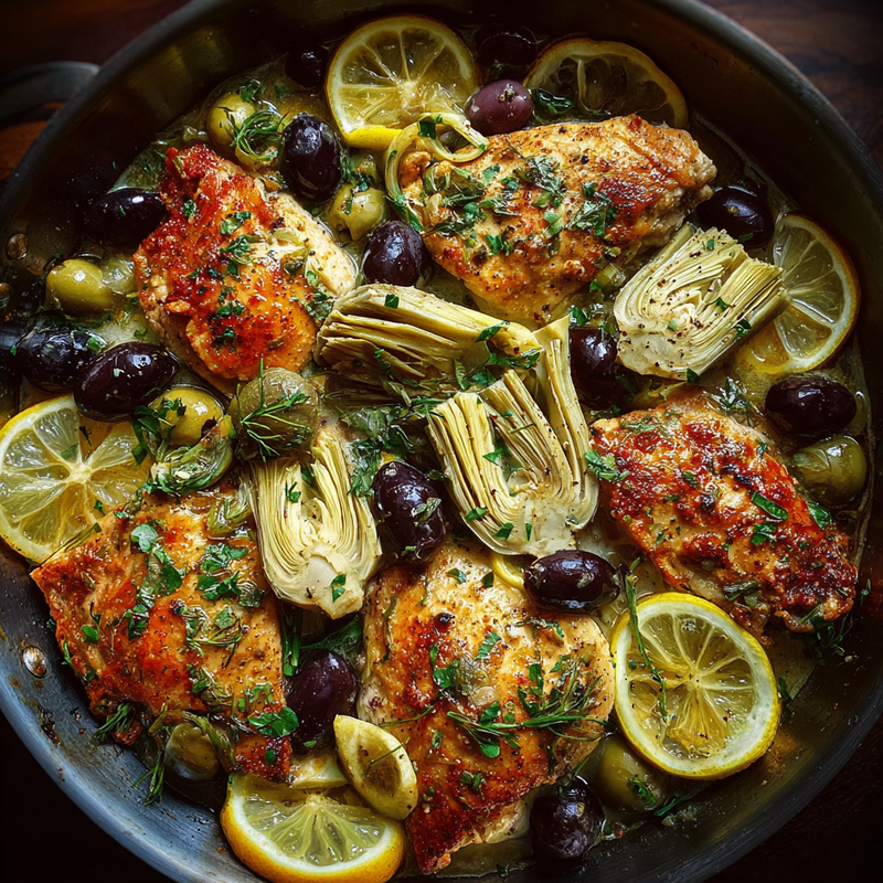 1. Mediterranean Lemon Chicken with Artichokes & Olives: How to Make This Delicious Dish 2. Best Mediterranean Lemon Chicken Recipe with Artichokes & Olives 3. Why You Need to Try This Mediterranean Lemon Chicken with Artichokes & Olives 4. Mediterranean Lemon Chicken with Artichokes & Olives: A Flavorful One-Dish