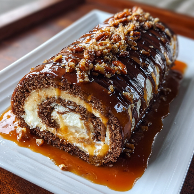 Turtle Caramel Chocolate Cake Roll: How to Make This Irresistible Treat