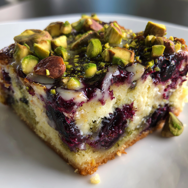 Blackberry Pistachio Dream Bars: The Best Dessert You'll Ever Make