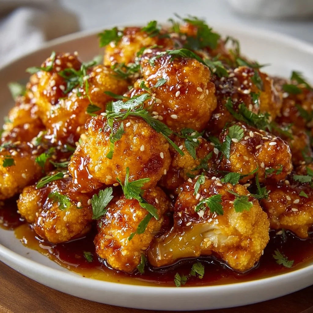 Amazing Sticky Honey Garlic Cauliflower 5 Amazing Sticky Honey Garlic Cauliflower