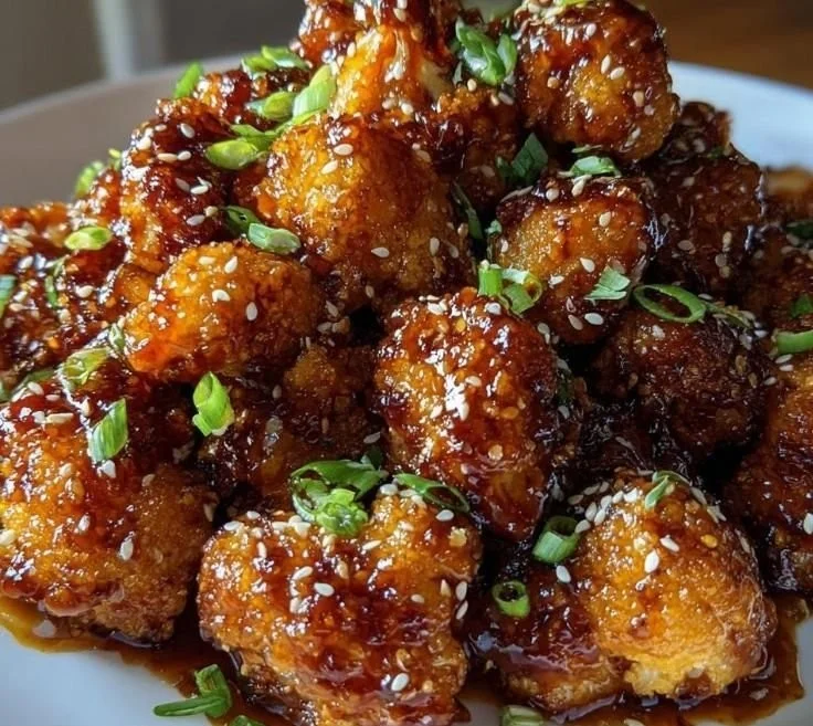 Amazing Sticky Honey Garlic Cauliflower 6 Amazing Sticky Honey Garlic Cauliflower