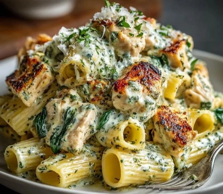 Creamy Pesto Chicken Pasta