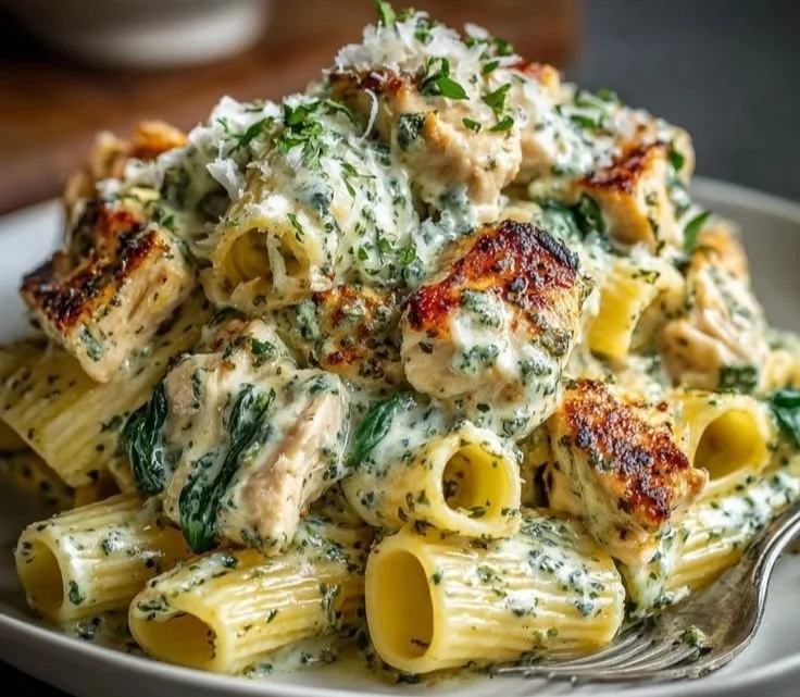 Creamy Pesto Chicken Pasta