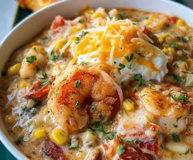 Easy Creamy Seafood and Shrimp Chili 6 Easy Creamy Seafood and Shrimp Chili