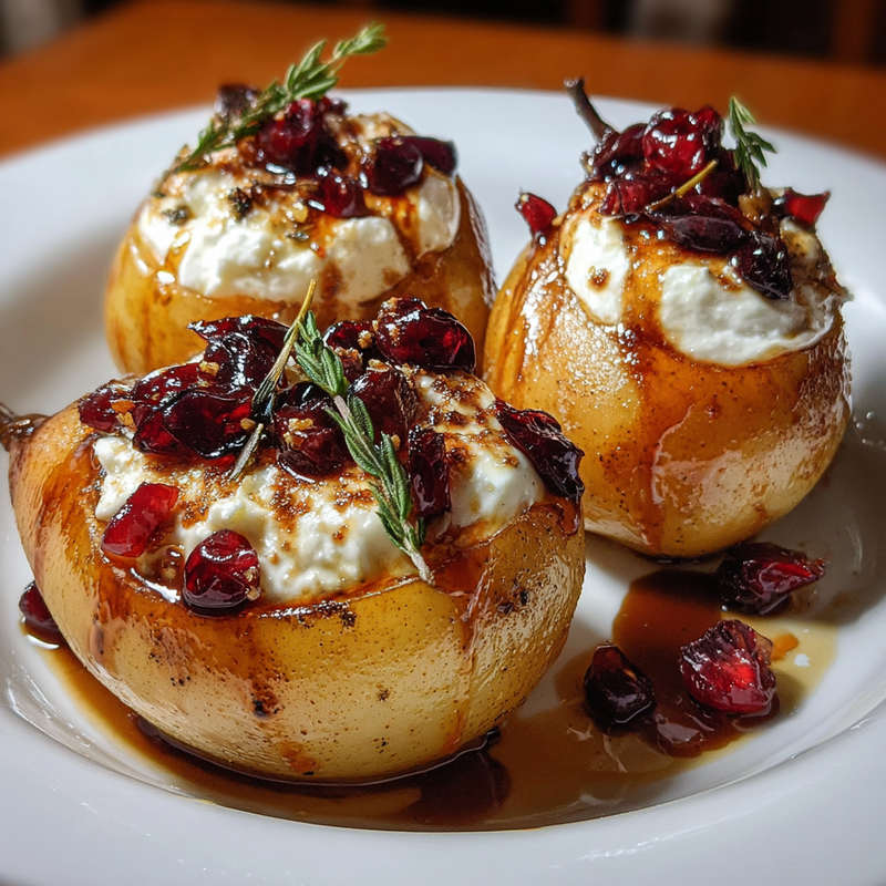 Here are some SEO-friendly blog titles for the focus keyword "Baked Pears with Goat Cheese, Honey, and Cranberries": Why Baked Pears with Goat Cheese, Honey, and Cranberries are a Fall Favorite Best Baked Pears with Goat Cheese, Honey, and Cranberries for a Cozy Autumn Treat How to Make