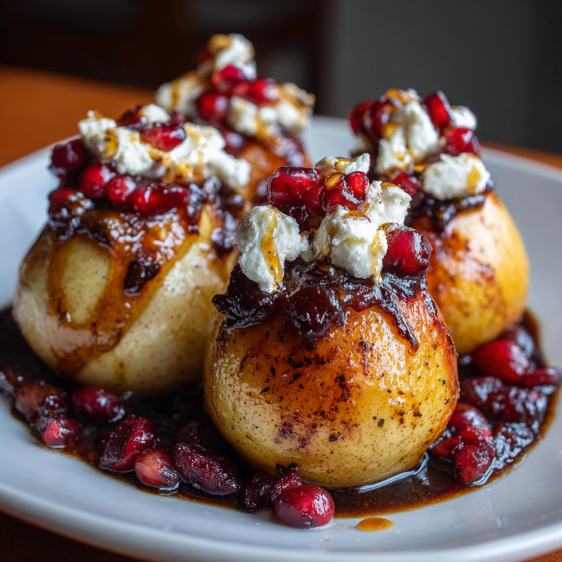 Here are some SEO-friendly blog titles for the focus keyword "Baked Pears with Goat Cheese, Honey, and Cranberries": Why Baked Pears with Goat Cheese, Honey, and Cranberries are a Fall Favorite Best Baked Pears with Goat Cheese, Honey, and Cranberries for a Cozy Autumn Treat How to Make
