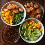 Irresistible Shrimp and Avocado Bowls with Mango Salsa & Lime-Chili Sauce 5 Irresistible Shrimp and Avocado Bowls with Mango Salsa & Lime-Chili Sauce