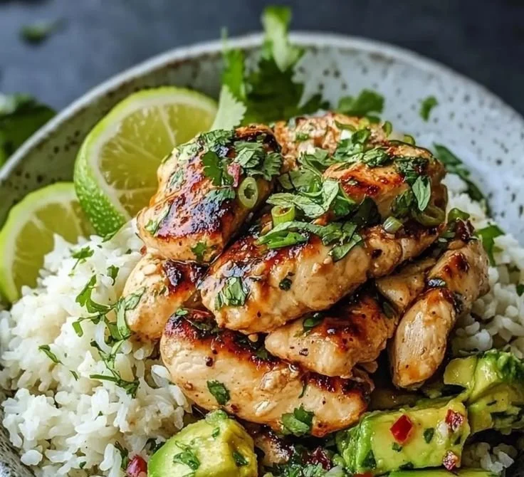 Honey Lime Chicken Avocado