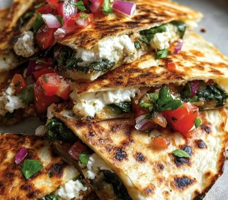Mediterranean Quesadillas