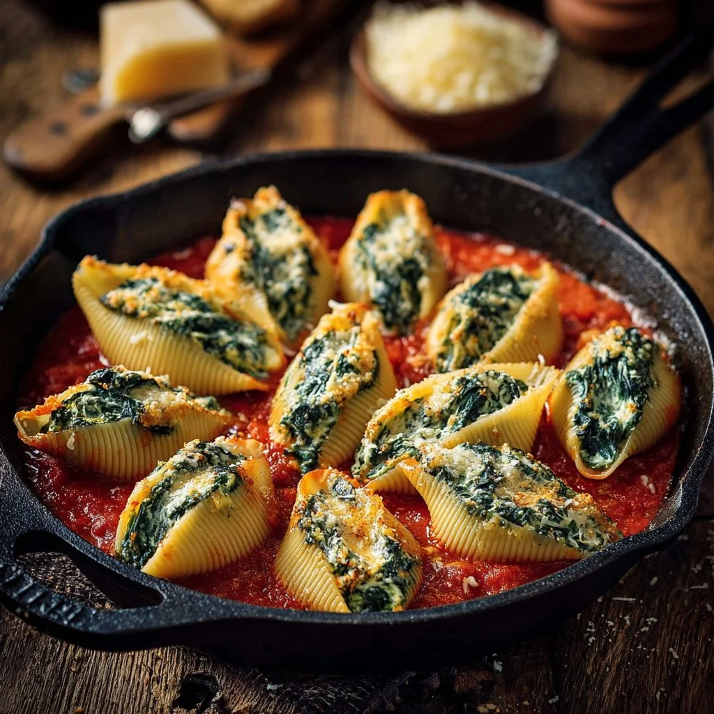 Spinach and Ricotta Stuffed Shells 5 Spinach and Ricotta Stuffed Shells