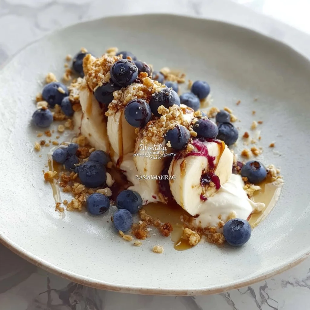 Blueberry Crumble Banana Split