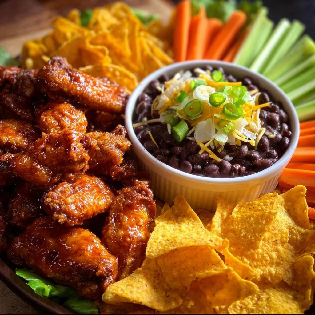 Buffalo Chicken Wings 3 Delicious Buffalo Chicken Wings served with dipping sauce