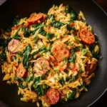 creamy chicken sausage orzo skillet 2026 03 12 170027 1